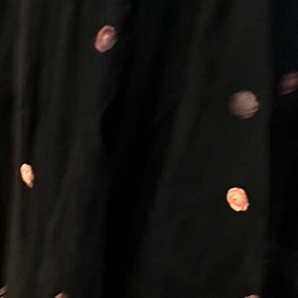 Robert Link By Fazzi California Black Pink Floral Lace Prom Dresses, Size XS - Picture 10 of 11